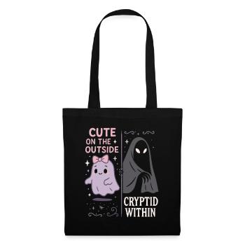Creepy Sweet Pastel Goth Kawaii Halloween Cute - Tote Bag - black - Front