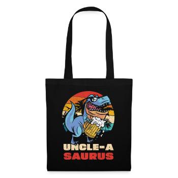 UncleASaurus Bierheld - Stoffbeutel - Schwarz - Vorne