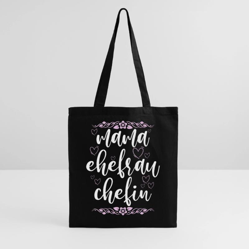 Mama Ehefrau Chefin Muttertag Mutter Stoffbeutel