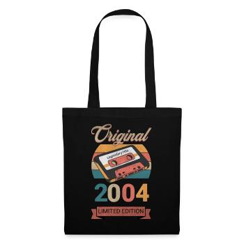 Original 2004 Limited Edition Geburtstag Geschenk - Stoffbeutel - Schwarz - Vorne