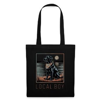 Local Boy Labrador Hunting Dog Duck Hunting - Tote Bag - black - Front