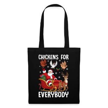 Chickens for Everybody - Tote Bag - black - Front