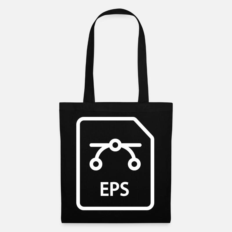Fichier EPS - Sac en tissu - noir
