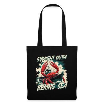 Alaska King Crab Straight Outta Bering Sea - Tote Bag - black - Front
