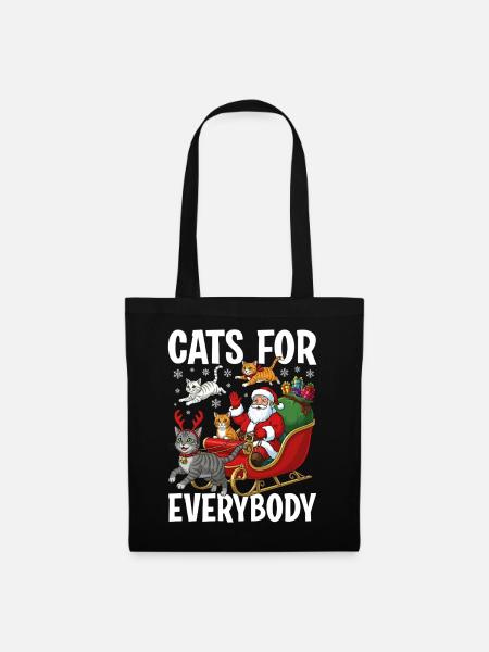 Cats For Everybody - Stoffbeutel - Schwarz