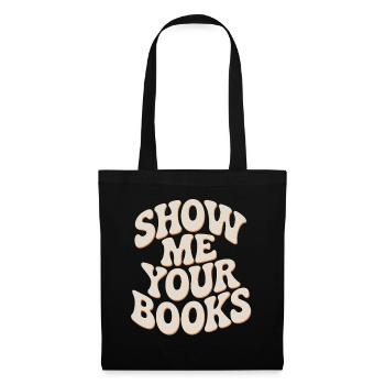 Montrez-moi vos livres Leseratte Buch Lesen Bücher - Sac en tissu - noir - Devant