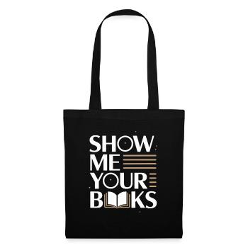 Montrez-moi vos livres Leseratte Buch Lesen Bücher - Sac en tissu - noir - Devant