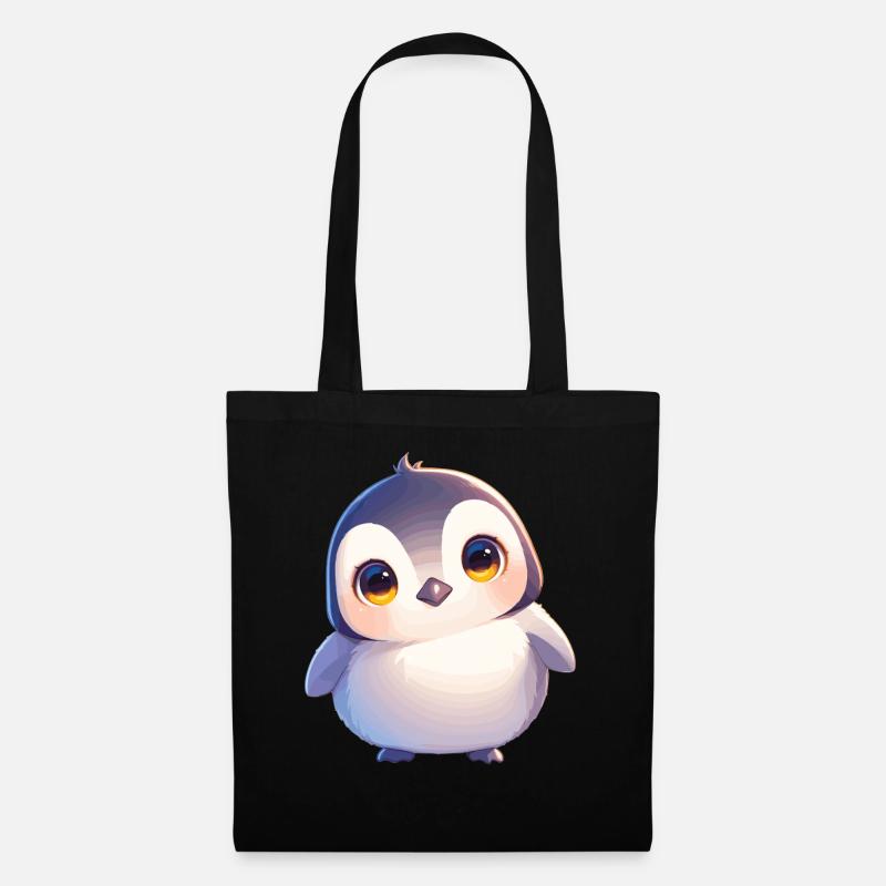 Pinguine Pinguin - Stoffbeutel - Schwarz