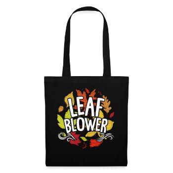 Funny Leaf Blower Fall Costume Couple Matching - Tote Bag - black - Front