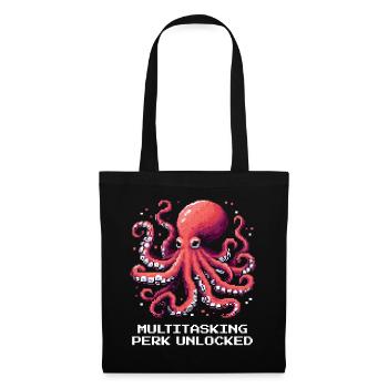 Multitasking Ability Unlocked | Octopus - Tote Bag - black - Front