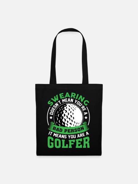 Golf - Stoffbeutel - Schwarz