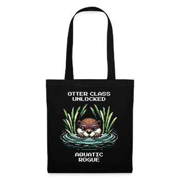 Otter-Klasse freigeschaltet: Wasser-Schurke | RPG - Stoffbeutel - Schwarz - Vorne
