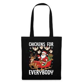 Chickens for Everybody - Tote Bag - black - Front