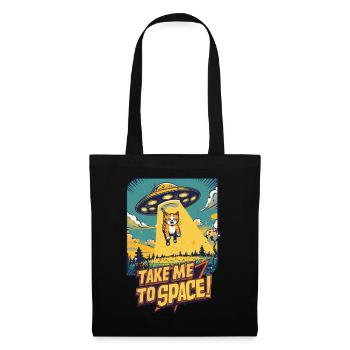 Cat UFO All-Adventure - Tote Bag - black - Front