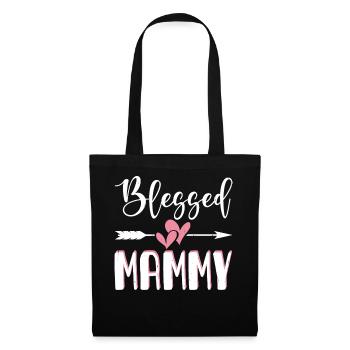 Oma Mama Geschenk Weihnachtsgeschenke Großmutter  - Stoffbeutel - Schwarz - Vorne