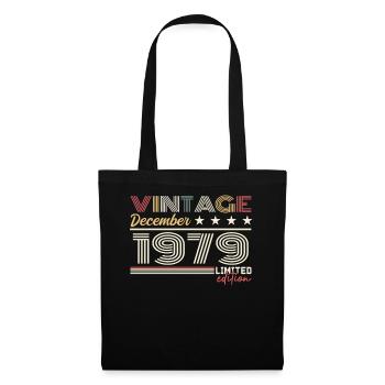 December 1979 Gift - Tote Bag - black - Front