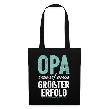 Being a grandpa is my greatest success Father's Day - Tote Bag - black - Front