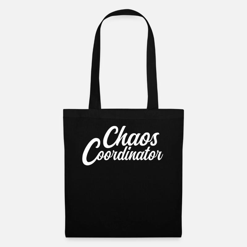 Chaos Coordinator - Chef von allem - Stoffbeutel - Schwarz