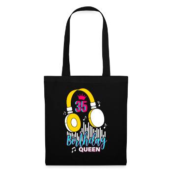 Birthday Queen 35th Birthday - Tote Bag - black - Front