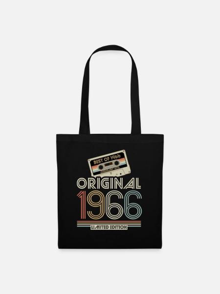 Limited Edition Original 1966 Retro Kassette - Stoffbeutel - Schwarz