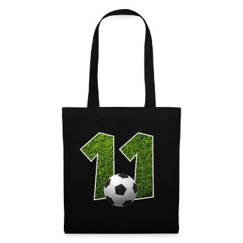 NO. 11 NUMBER 11 FOOTBALL 11TH BIRTHDAY - Tote Bag - black - Front