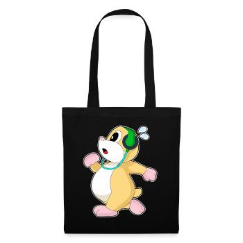 Hamster Jogger Jogging Sports - Tote Bag - black - Front