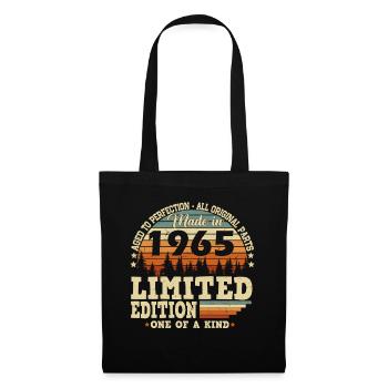 Vintage 1965 Born Vintage Birthday Retro - Tote Bag - black - Front