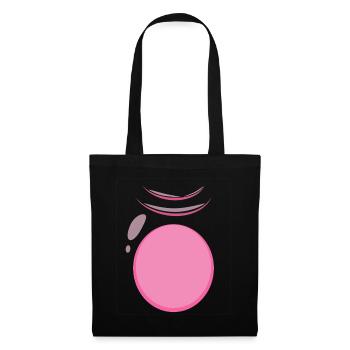 Pig Belly Lazy DIY Costume Funny Animal Halloween - Tote Bag - black - Front