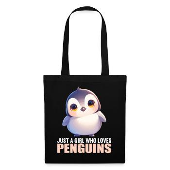 Pingouins Pingouin - Sac en tissu - noir - Devant