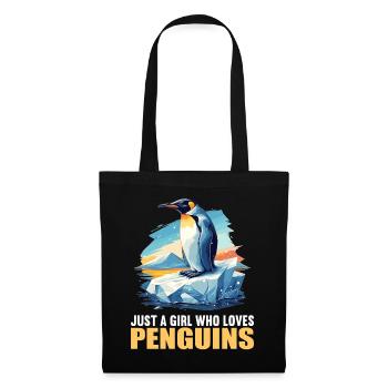 Pingouins Pingouin - Sac en tissu - noir - Devant