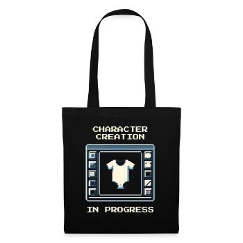 Character Creation | Gamer Parents Humor - Tote Bag - black - Front