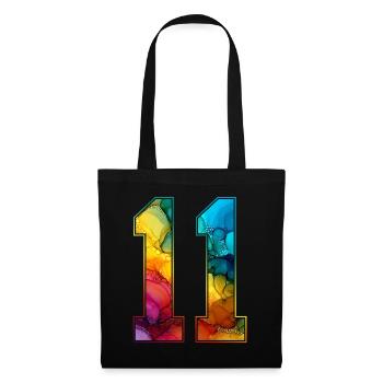 NO. 11 NUMBER 11 COLLEGE 11TH BIRTHDAY - Tote Bag - black - Front