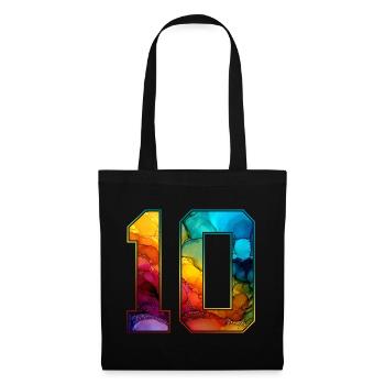 NO. 10 NUMBER 10 COLLEGE 10TH BIRTHDAY - Tote Bag - black - Front