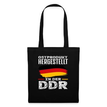 Ostprodukt Lustiges Ossi Spruch DDR Stolz - Tote Bag - black - Front