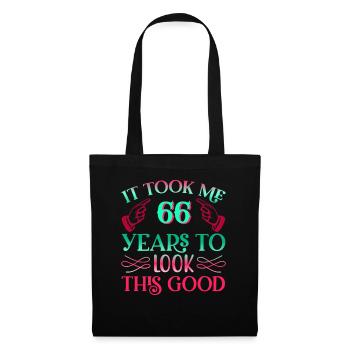 It took 66 years to look so good - Tote Bag - black - Front