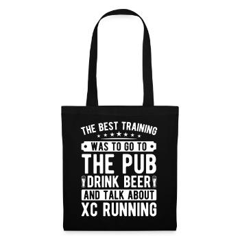 Cross Country Runner Design - XC Coach - Running - Tote Bag - black - Front