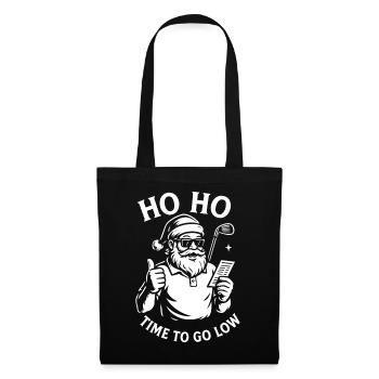 Ho Ho Il est temps de passer à la vitesse de l’eau du Père Noël au golf - Sac en tissu - noir - Devant