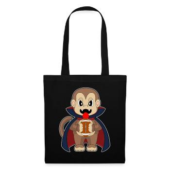 Singe Halloween Football Américain - Sac en tissu - noir - Devant