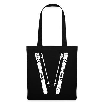 Apres Ski Party Crew Snow Skiing Ski Retro - Tote Bag - black - Front