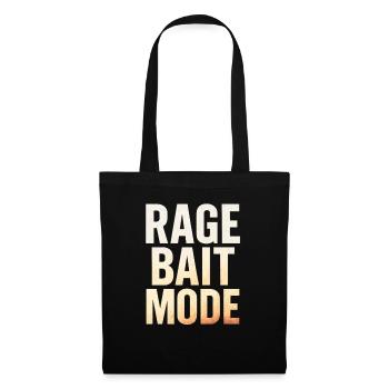 Rage Bait Mode, Funny Saying  - Tote Bag - black - Front