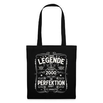 25ème Anniversaire Légende Novembre Millésime 2000 - Sac en tissu - noir - Devant