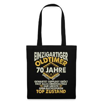 70 Years Unique Classic 70th Birthday - Tote Bag - black - Front