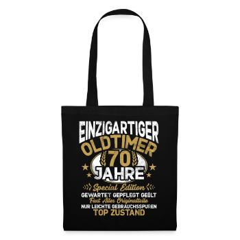 70 Years Unique Classic 70th Birthday - Tote Bag - black - Front