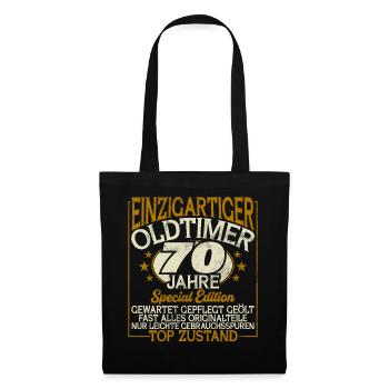 70 Years Unique Classic 70th Birthday - Tote Bag - black - Front