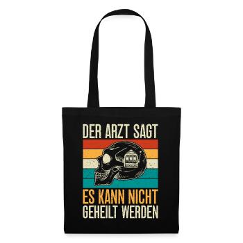 Gambling Fan Es Kann Nicht Geheilt Werden Casino - Stoffbeutel - Schwarz - Vorne