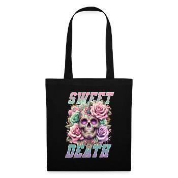 Flowers Skull Beauty Bloom - Tote Bag - black - Front