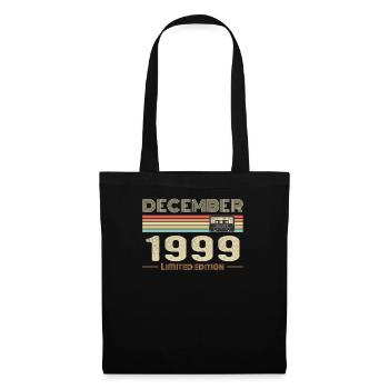 Décembre 1999 anniversaire Décembre 1999 Décembre - Sac en tissu - noir - Devant