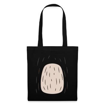 Paresseux Ventre Paresseux DIY Facile Costume Drôle Cadeau - Sac en tissu - noir - Devant