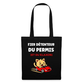 Driver's license humor - Tote Bag - black - Front