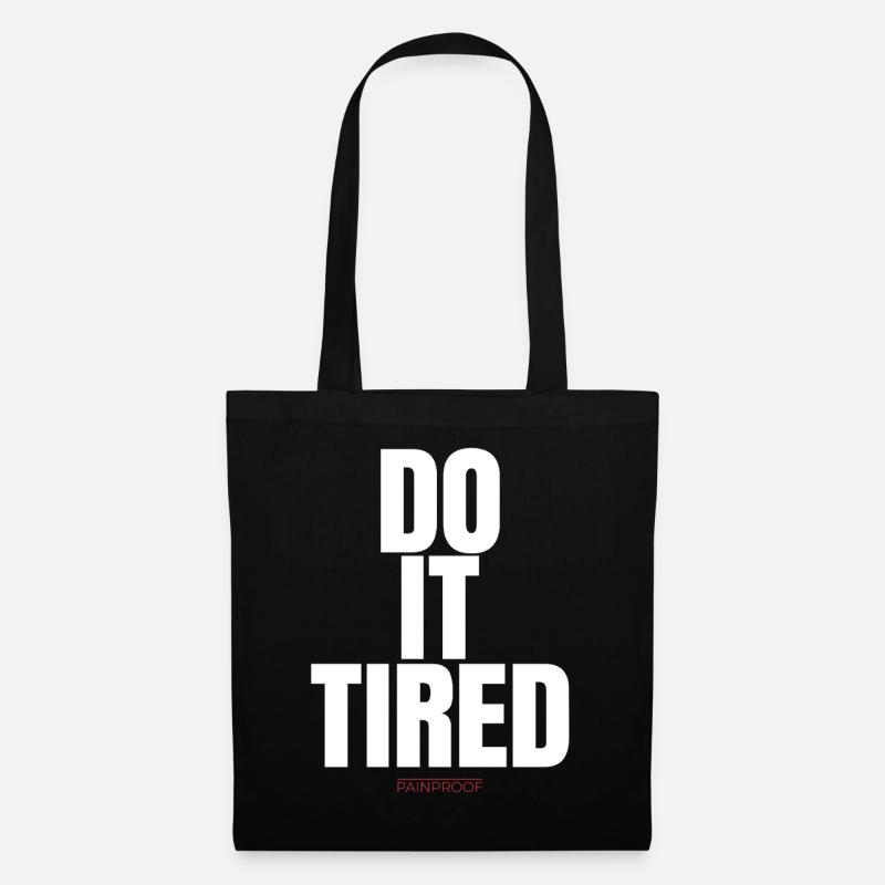 Do It Tired - Tote Bag - black
